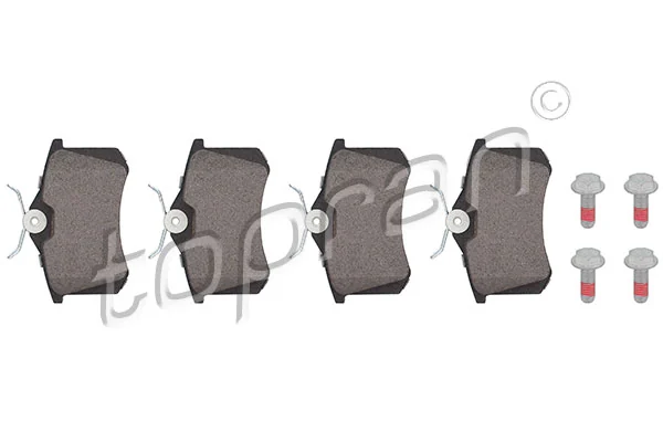 Brake Pad Set, disc brake 117 055