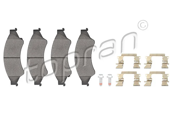 Brake Pad Set, disc brake 305 186