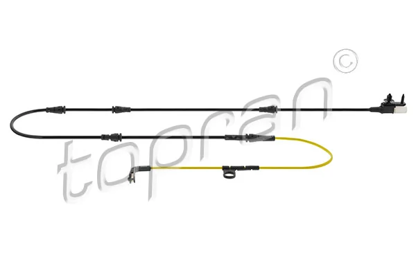 Warning Contact, brake pad wear 638 970