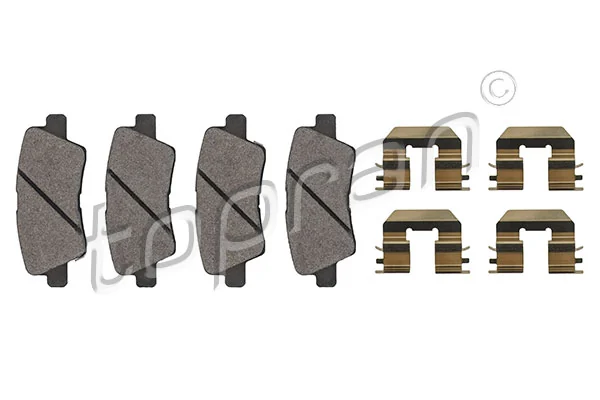 Brake Pad Set, disc brake 821 163