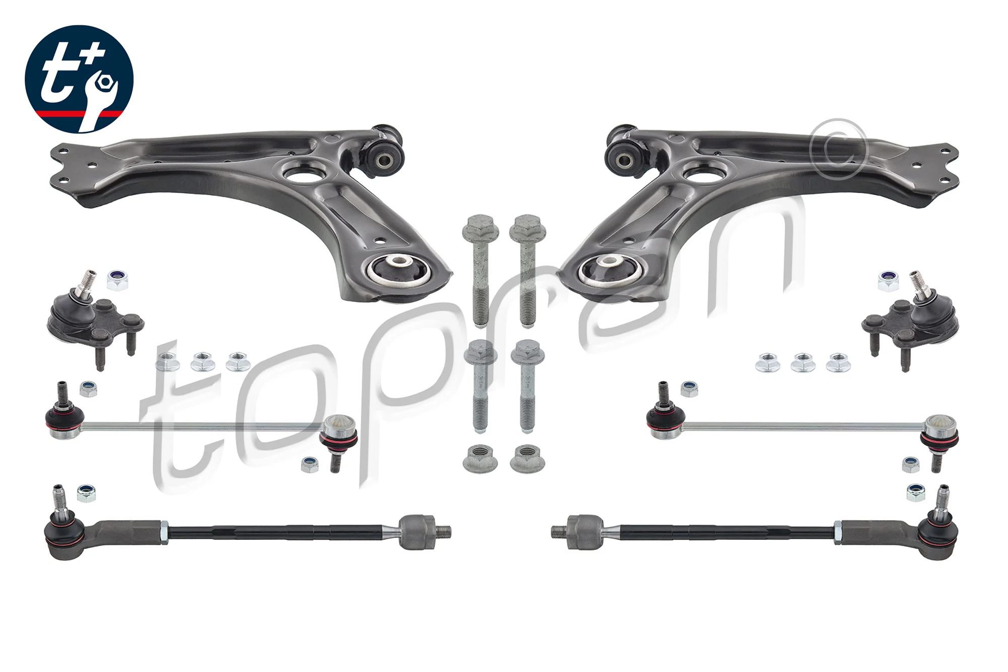 Control/Trailing Arm Kit, wheel suspension t+ 118 426