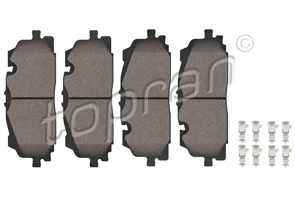 Brake Pad Set, disc brake 117 686
