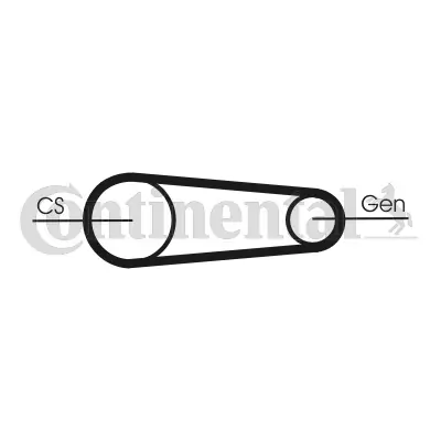 V-Ribbed Belt Set 6PK831 ELAST T1