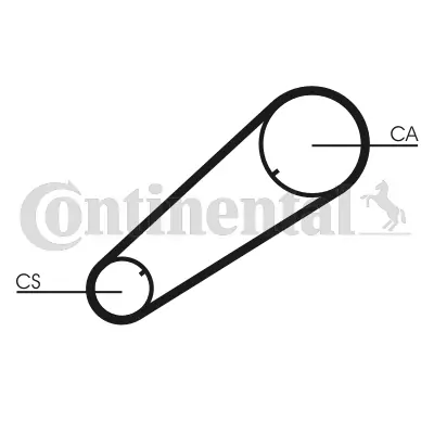 CONTINENTAL CTAM CT1004 Timing Belt