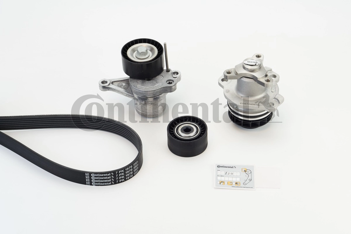 Water Pump + V-Ribbed Belt Kit 7PK1970WP1