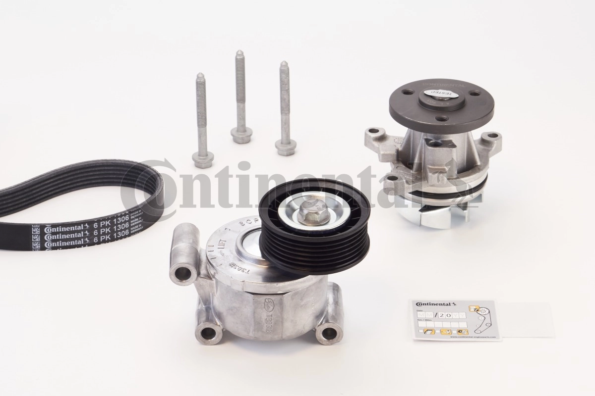 Water Pump + V-Ribbed Belt Kit 6PK1306WP1