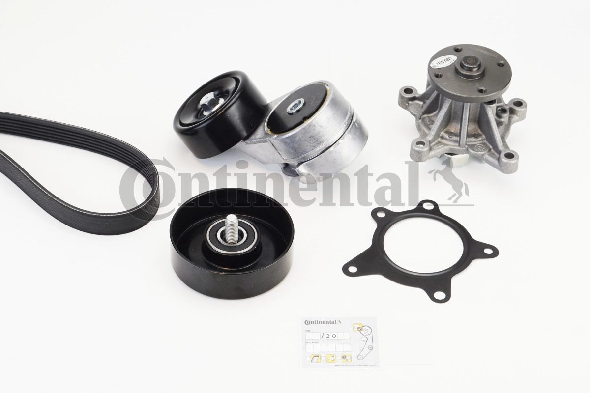 CONTINENTAL CTAM 6PK2140WP1 Water Pump + V-Ribbed Belt Kit