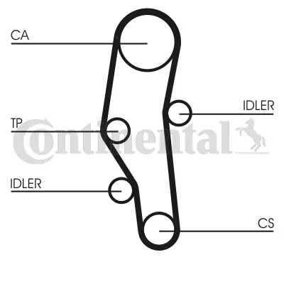 Timing Belt Kit CT589K2