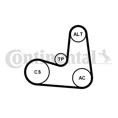 V-Ribbed Belt Set 6PK1180K5