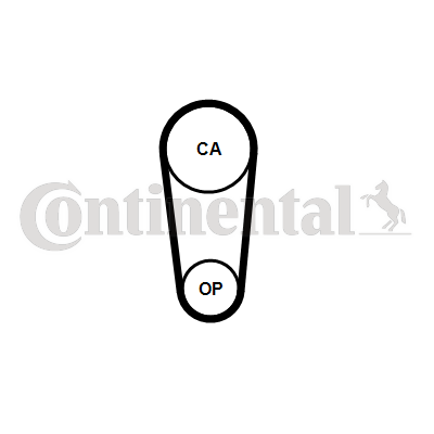 CONTINENTAL CTAM CT1246 Timing Belt