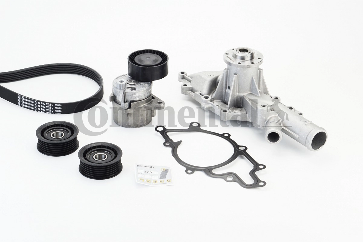 Water Pump + V-Ribbed Belt Kit 6PK2260WP2