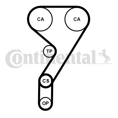 Timing Belt Kit CT1211K2PRO