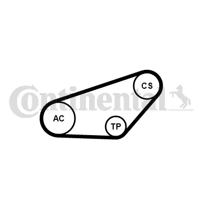 V-Ribbed Belt Set 4PK841K1