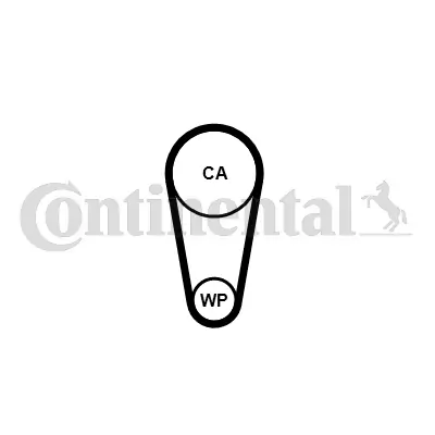 CONTINENTAL CTAM CT1248 Timing Belt