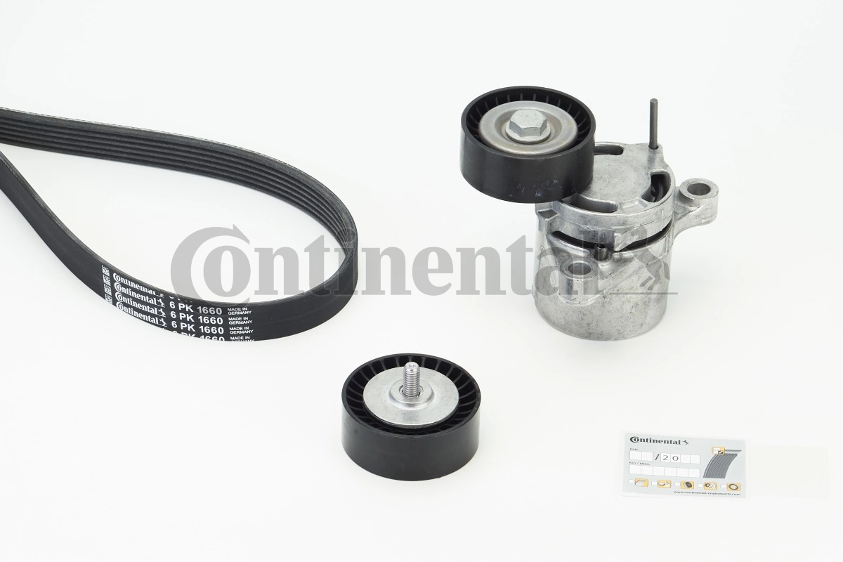 CONTINENTAL CTAM 6PK1660K5 V-ribbed Belt Set