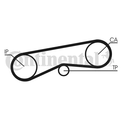 CONTINENTAL CTAM CT780 Timing Belt