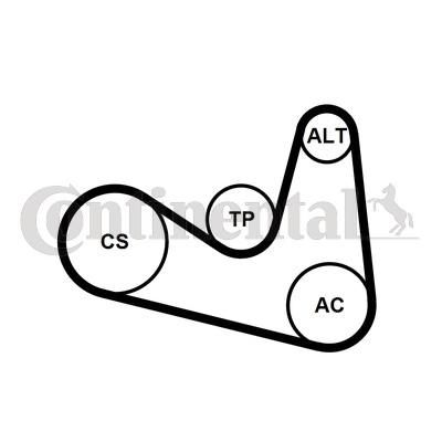 V-Ribbed Belt Set 6PK1180K2