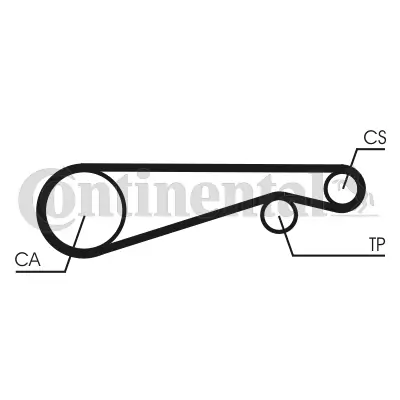 CONTINENTAL CTAM CT653 Timing Belt