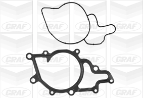 Water Pump, engine cooling PA752