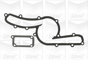 GRAF PA673 Water Pump, engine cooling
