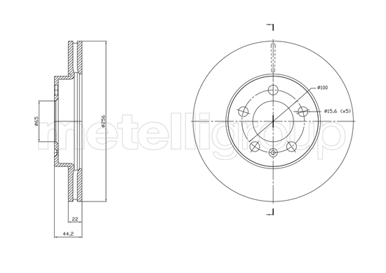 Brake Disc 800-1843C