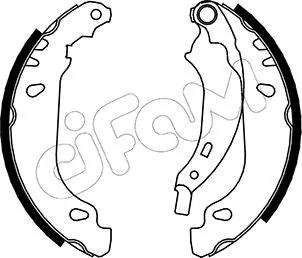 Brake Shoe Set 153-356