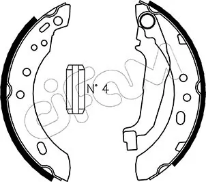 Brake Shoe Set 153-284