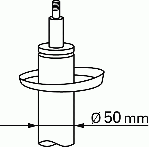 SACHS 312 267 Shock Absorber