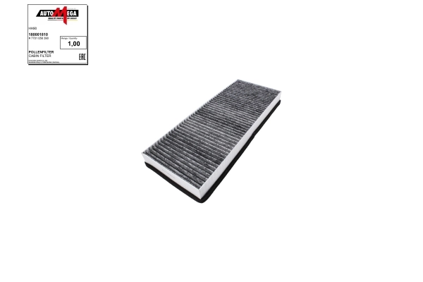 Filter, cabin air 180001810