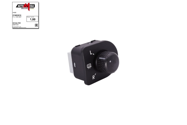 Switch, exterior rearview mirror adjustment 274693010