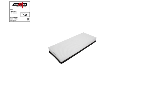 Filter, cabin air 180001710