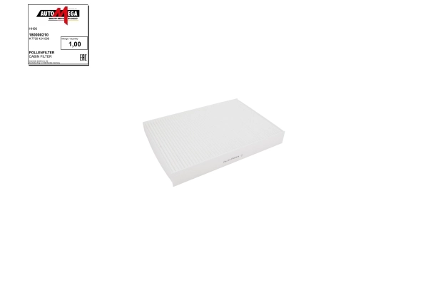 Filter, cabin air 180000210
