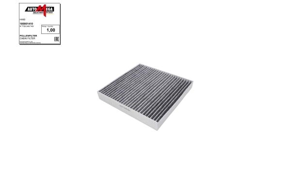 Filter, cabin air 180001410