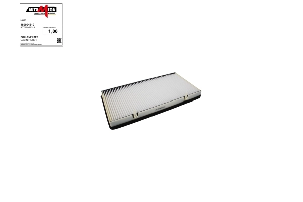 Filter, cabin air 180004610