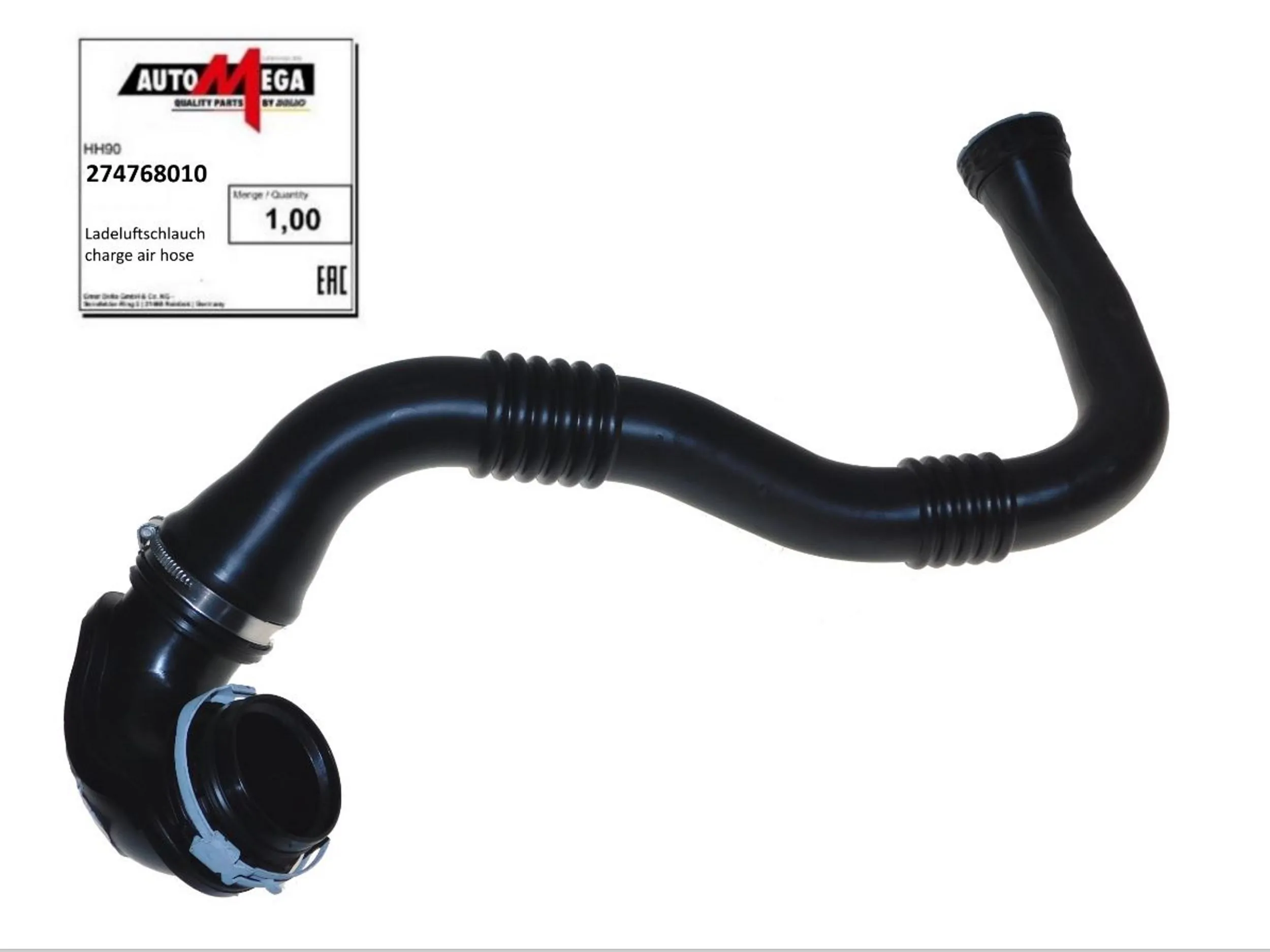 Charge Air Hose 274768010