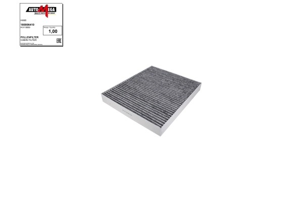 Filter, cabin air 180006410