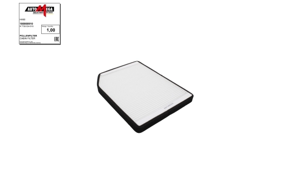 Filter, cabin air 180000910