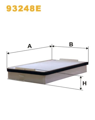 Filter, cabin air 93248E