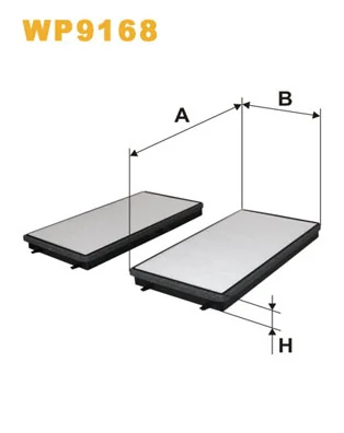 Filter, cabin air WP9168