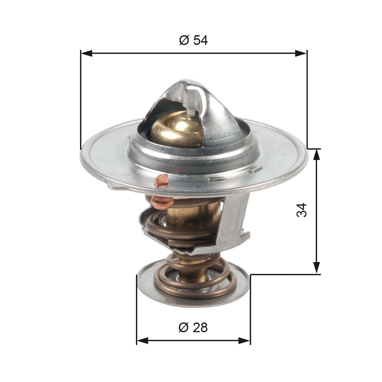 Thermostat, coolant TH47685G1