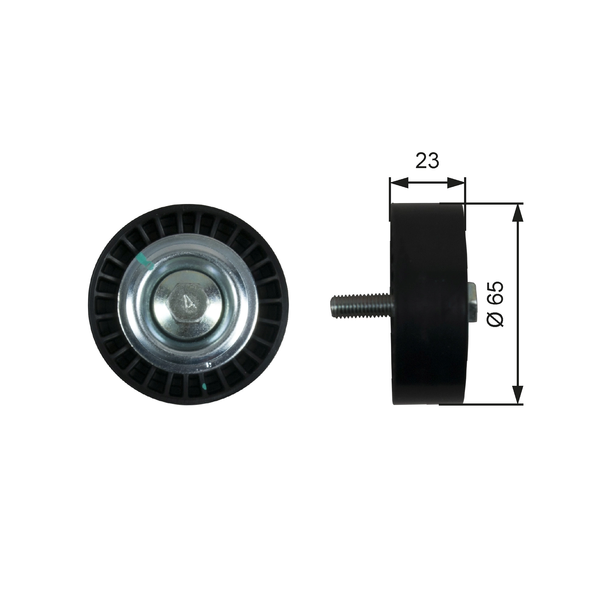 Deflection/Guide Pulley, V-ribbed belt DriveAlign™ T36622