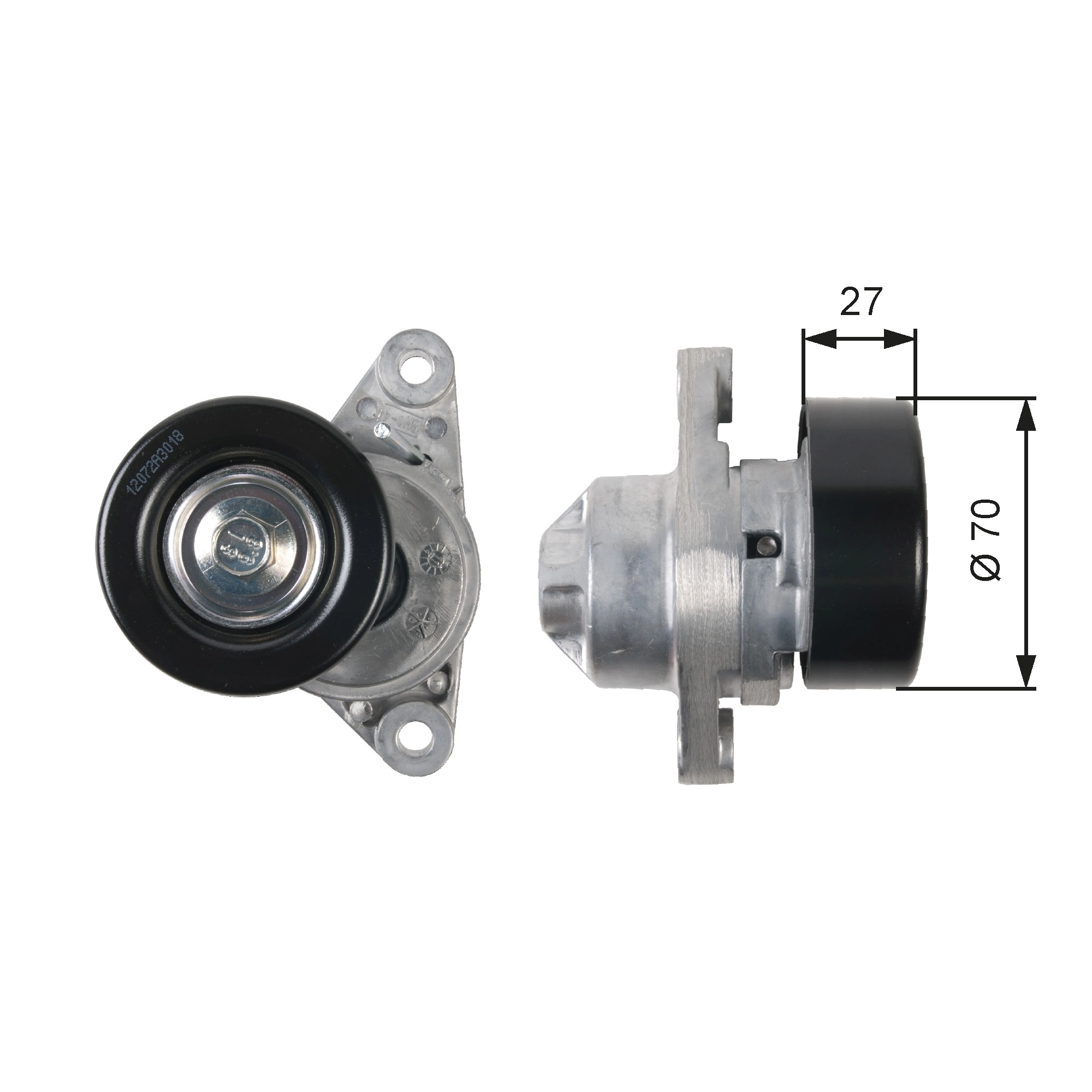 Belt Tensioner, V-ribbed belt DriveAlign™ T38273