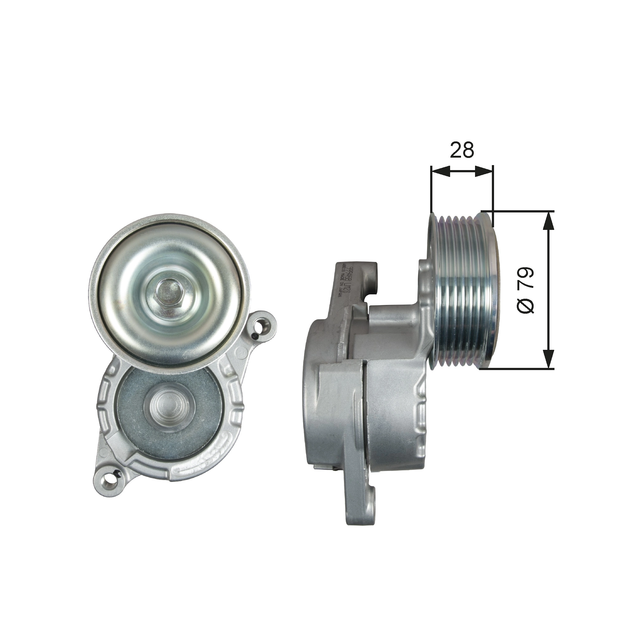 Belt Tensioner, V-ribbed belt DriveAlign™ T39284