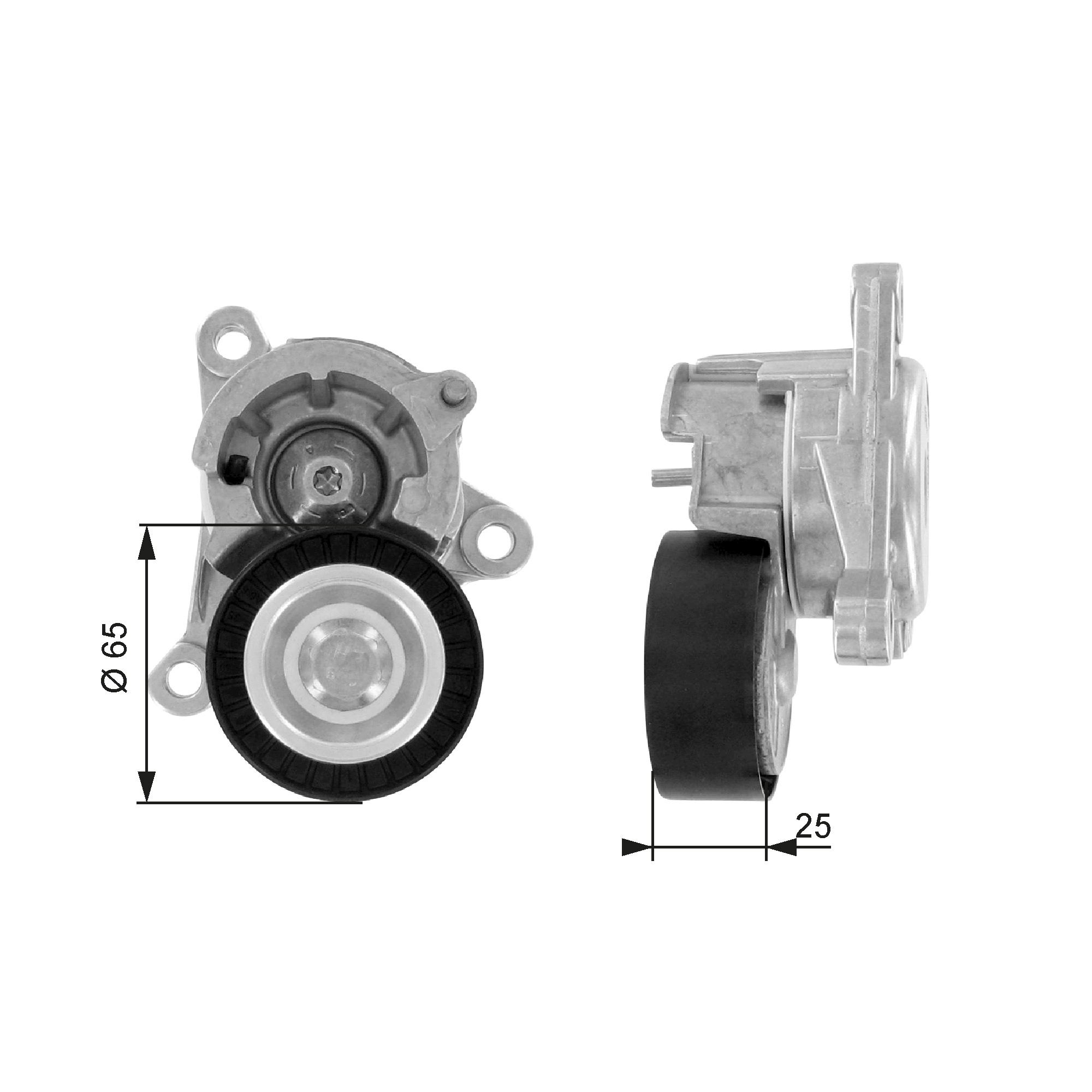 Belt Tensioner, V-ribbed belt DriveAlign™ T38320