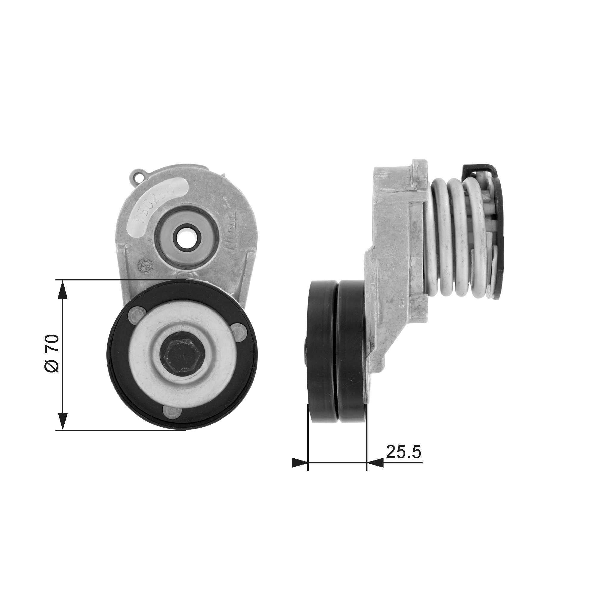 Belt Tensioner, V-ribbed belt DriveAlign™ T38432
