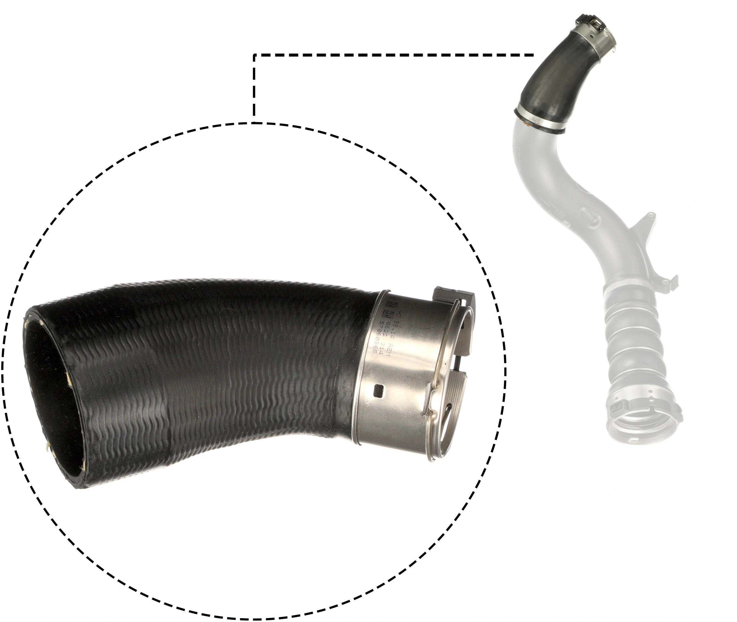 GATES 09-1486 Charge Air Hose