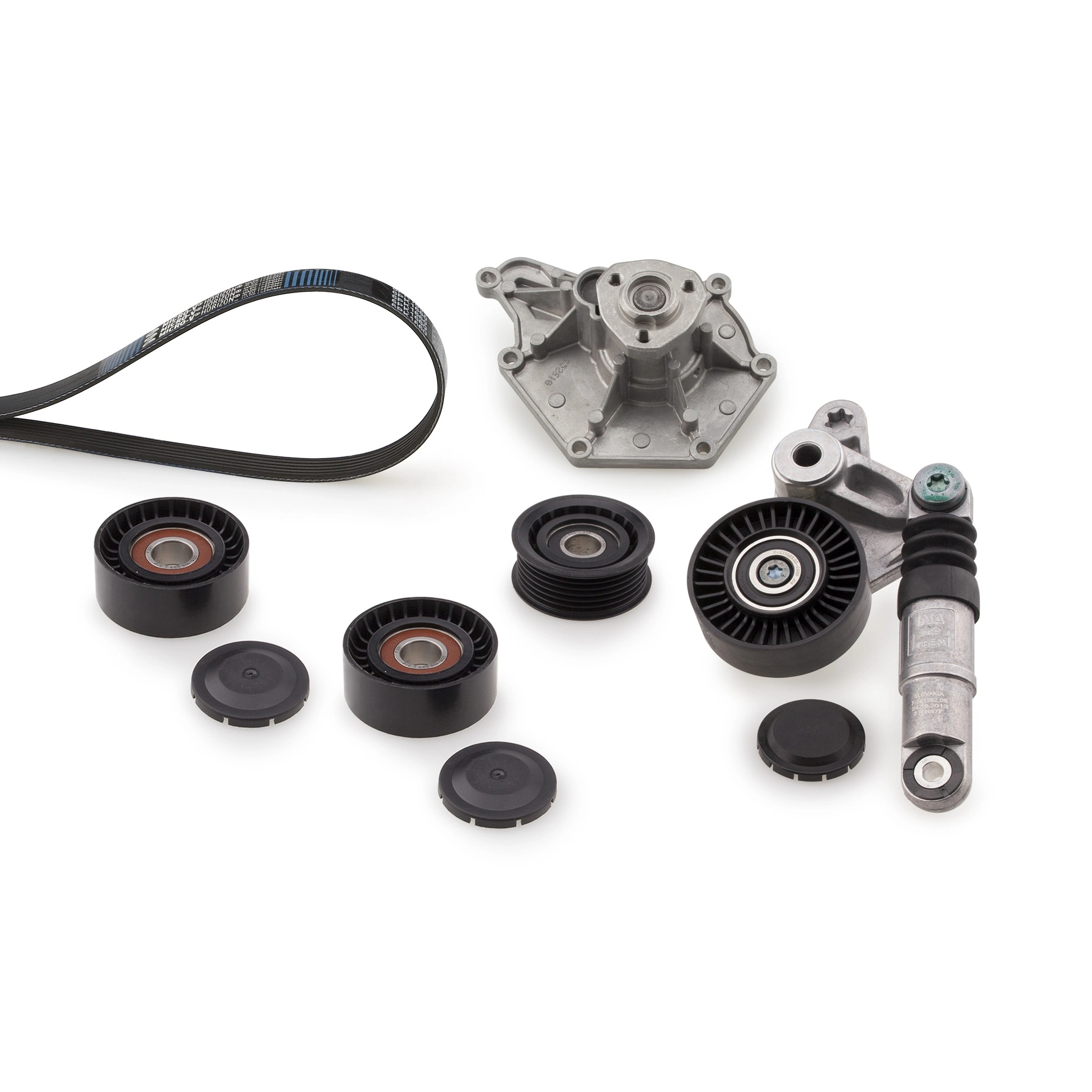 Water Pump + V-Ribbed Belt Kit Micro-V® KP66PK2500