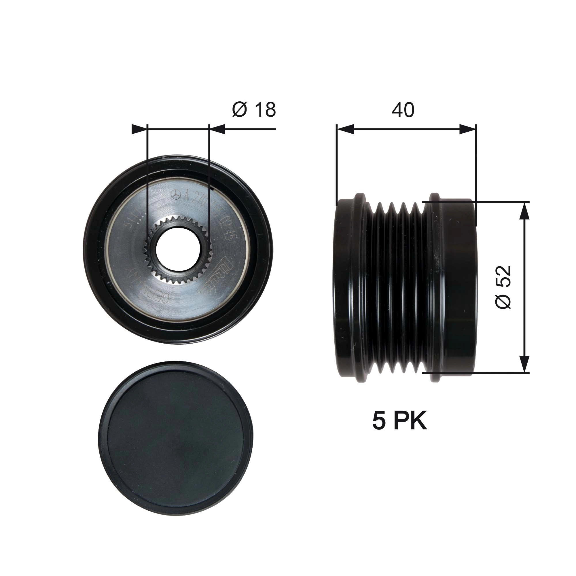 Alternator Freewheel Clutch DriveAlign™ OAP7209