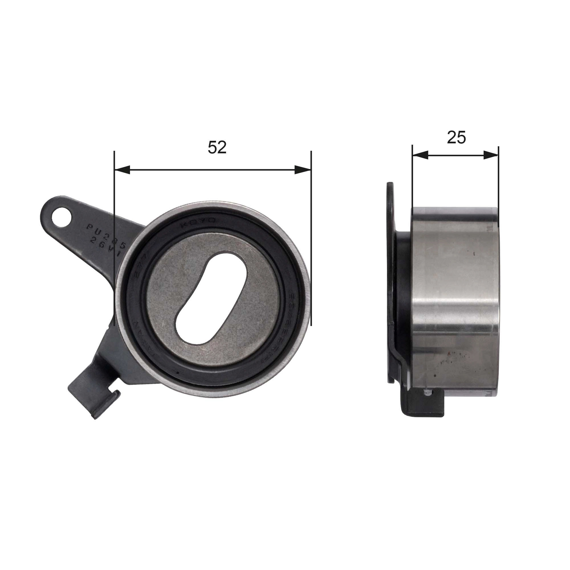 Tensioner Pulley, timing belt PowerGrip™ T41031