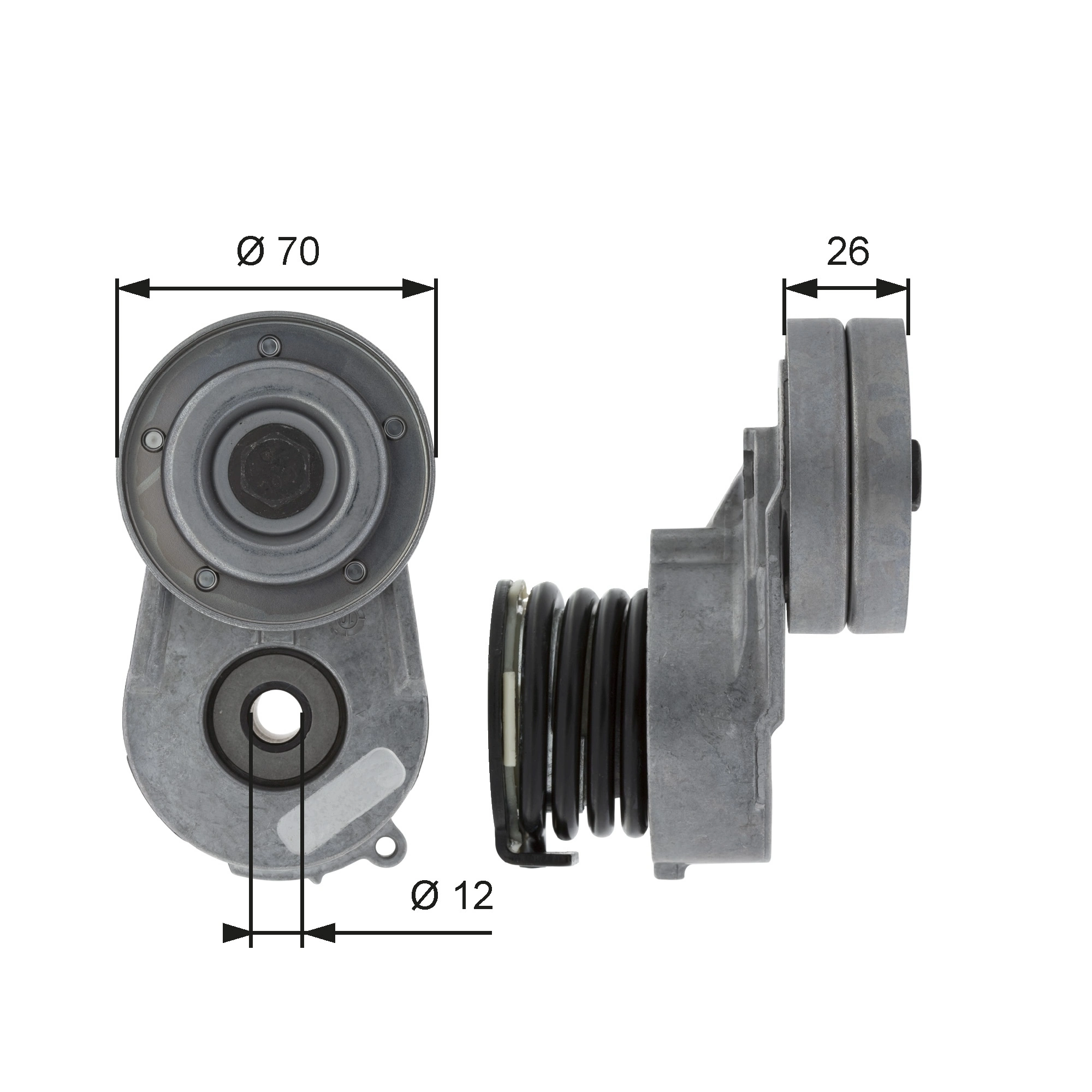 Belt Tensioner, V-ribbed belt DriveAlign™ T38496